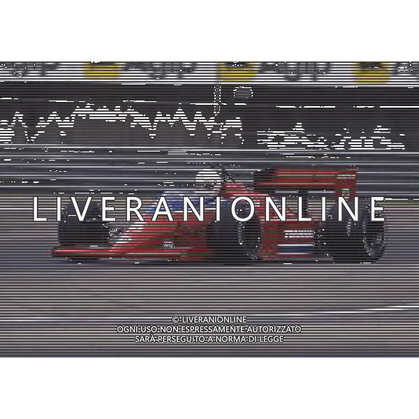 RETROSPETTIVA ALAN JONES PILOTA F1 NELLA FOTO ALAN JONES AL GP MONZA F1 1985 AG ALDO LIVERANI SAS