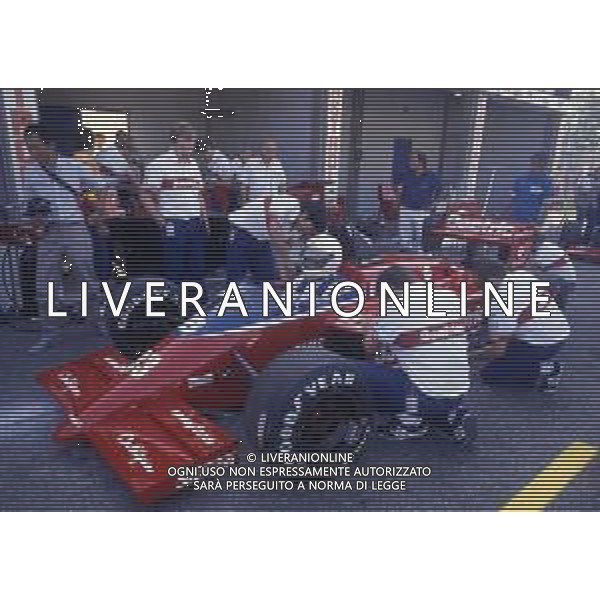 RETROSPETTIVA ALAN JONES PILOTA F1 NELLA FOTO ALAN JONES AL GP MONZA F1 1985 AG ALDO LIVERANI SAS
