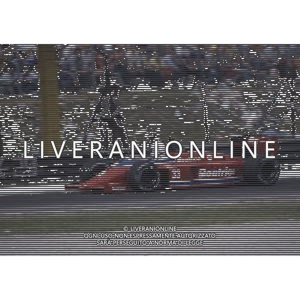 RETROSPETTIVA ALAN JONES PILOTA F1 NELLA FOTO ALAN JONES AL GP MONZA F1 1985 AG ALDO LIVERANI SAS