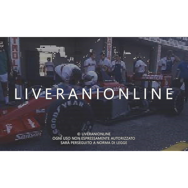RETROSPETTIVA ALAN JONES PILOTA F1 NELLA FOTO ALAN JONES AL GP MONZA F1 1985 AG ALDO LIVERANI SAS