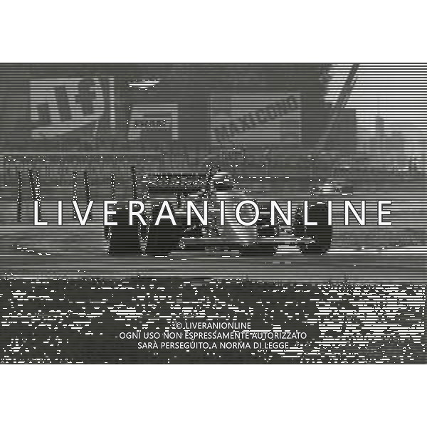 RETROSPETTIVA ALAN JONES PILOTA F1 NELLA FOTO ALAN JONES AL GP MONZA F1 1985 AG ALDO LIVERANI SAS