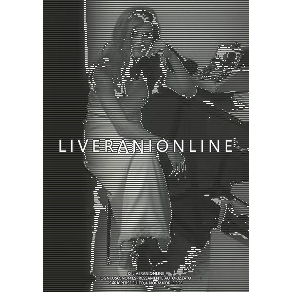 06-01-1968 TRASMISSIONE TELEVISIVA PARTITISSIMA NELLA FOTO DALIDA\' AG ALDO LIVERANI SAS