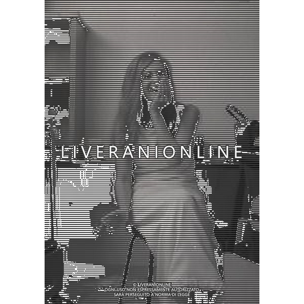 06-01-1968 TRASMISSIONE TELEVISIVA PARTITISSIMA NELLA FOTO DALIDA\' AG ALDO LIVERANI SAS