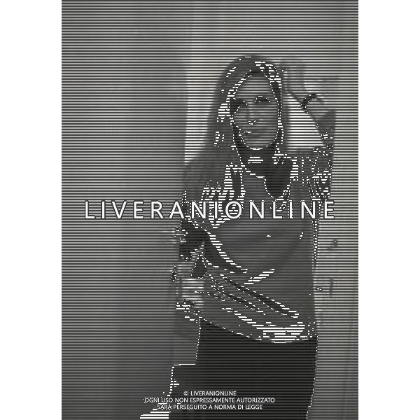 06-01-1968 TRASMISSIONE TELEVISIVA PARTITISSIMA NELLA FOTO DALIDA\' AG ALDO LIVERANI SAS