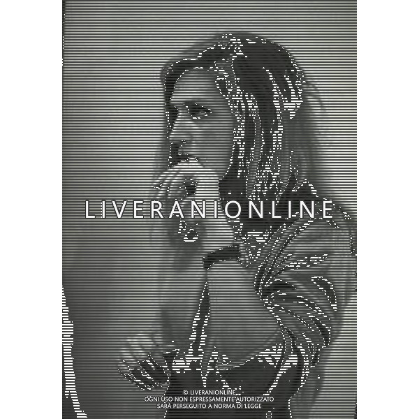 06-01-1968 TRASMISSIONE TELEVISIVA PARTITISSIMA NELLA FOTO DALIDA\' AG ALDO LIVERANI SAS