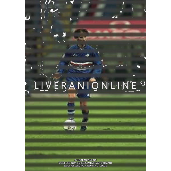 16-10-1997 MILANO COPPA ITALIA MILAN SAMPDORIA 3-2 NELLA FOTO MARCELLO CASTELLINI AG ALDO LIVERANI SAS