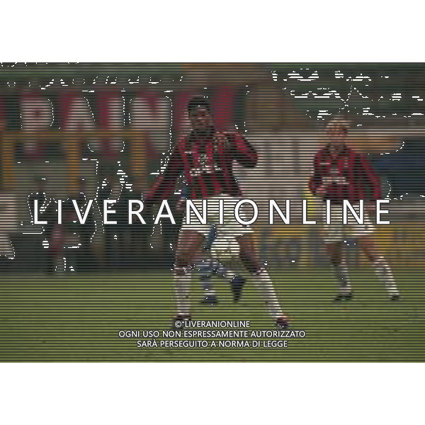 16-10-1997 MILANO COPPA ITALIA MILAN SAMPDORIA 3-2 NELLA FOTO PATRICK KLUIVERT AG ALDO LIVERANI SAS