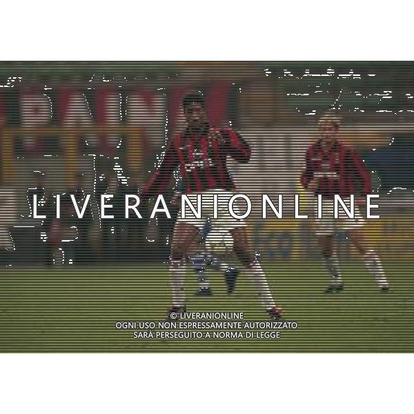16-10-1997 MILANO COPPA ITALIA MILAN SAMPDORIA 3-2 NELLA FOTO PATRICK KLUIVERT AG ALDO LIVERANI SAS