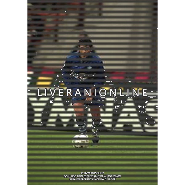 16-10-1997 MILANO COPPA ITALIA MILAN SAMPDORIA 3-2 NELLA FOTO EMANUELE PESARESI AG ALDO LIVERANI SAS