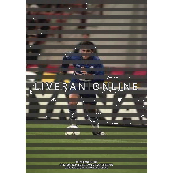 16-10-1997 MILANO COPPA ITALIA MILAN SAMPDORIA 3-2 NELLA FOTO EMANUELE PESARESI AG ALDO LIVERANI SAS