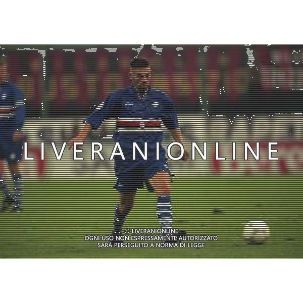 16-10-1997 MILANO COPPA ITALIA MILAN SAMPDORIA 3-2 NELLA FOTO PIERRE LAIGLE AG ALDO LIVERANI SAS