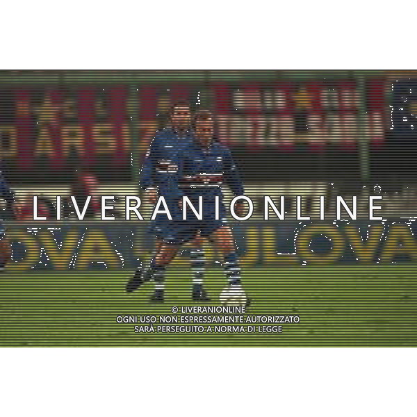 16-10-1997 MILANO COPPA ITALIA MILAN SAMPDORIA 3-2 NELLA FOTO MORENO MANNINI AG ALDO LIVERANI SAS