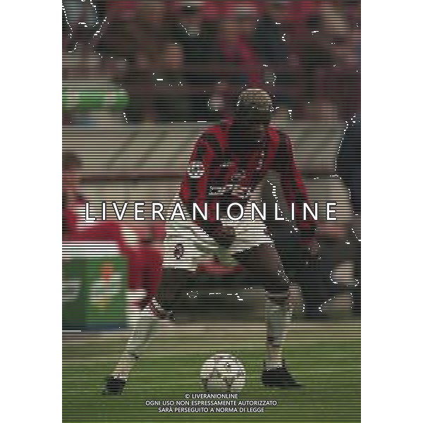 16-10-1997 MILANO COPPA ITALIA MILAN SAMPDORIA 3-2 NELLA FOTO IBRAHIM BA AG ALDO LIVERANI SAS