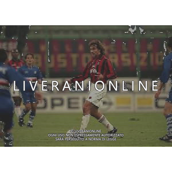 16-10-1997 MILANO COPPA ITALIA MILAN SAMPDORIA 3-2 NELLA FOTO GIAMPIERO MAINI AG ALDO LIVERANI SAS