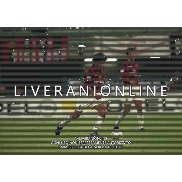 16-10-1997 MILANO COPPA ITALIA MILAN SAMPDORIA 3-2 NELLA FOTO DEMETRIO ALBERTINI AG ALDO LIVERANI SAS
