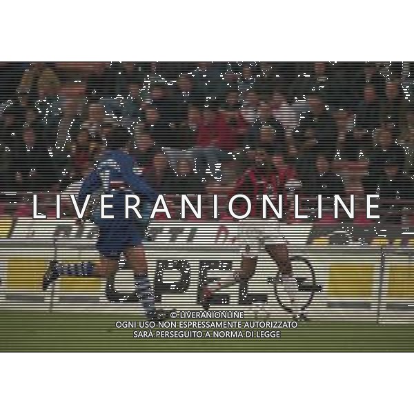 16-10-1997 MILANO COPPA ITALIA MILAN SAMPDORIA 3-2 NELLA FOTO PATRICK KLUIVERT AG ALDO LIVERANI SAS