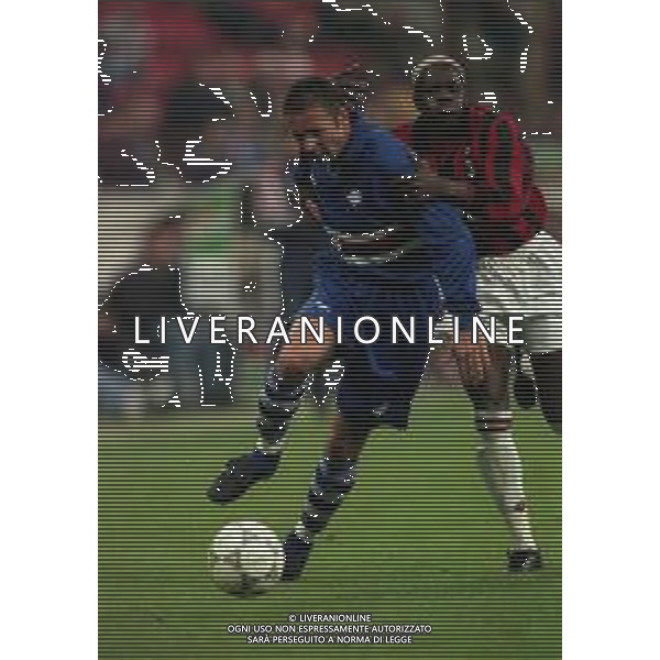 16-10-1997 MILANO COPPA ITALIA MILAN SAMPDORIA 3-2 NELLA FOTO SINISA MIHAJLOVIC-IBRAHIM BA AG ALDO LIVERANI SAS