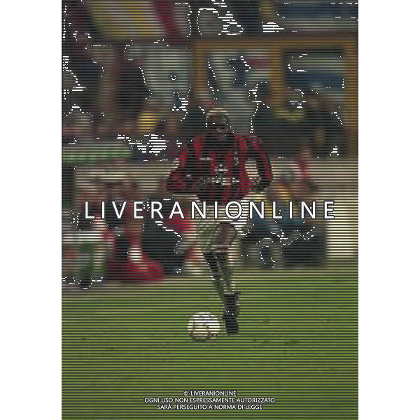 16-10-1997 MILANO COPPA ITALIA MILAN SAMPDORIA 3-2 NELLA FOTO IBRAHIM BA AG ALDO LIVERANI SAS