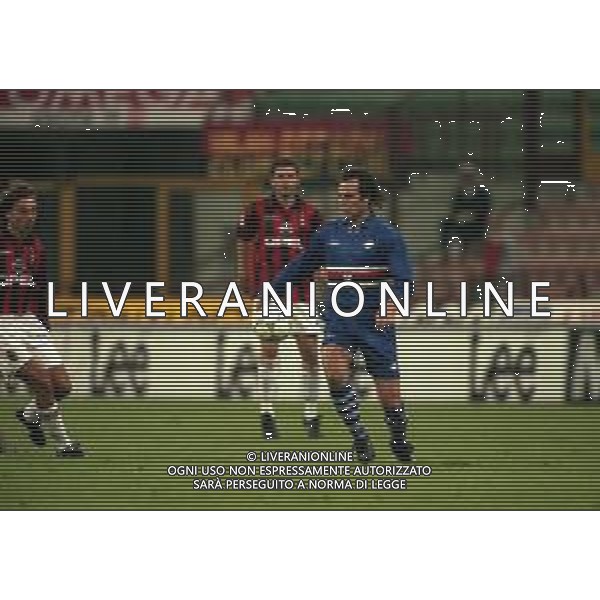 16-10-1997 MILANO COPPA ITALIA MILAN SAMPDORIA 3-2 NELLA FOTO ALAIN BOGHOSSIAN AG ALDO LIVERANI SAS