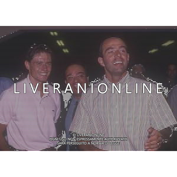 RETROSPETTIVA DRAGAN STOJKOVIC CALCIATORE 1992-1993 NELLA FOTO DRAGAN STOJKOVIC PRESENTAZIONE A VERONA CON PIETRO FANNA AG ALDO LIVERANI SAS