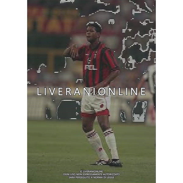 19-08-1997 MILANO TROFEO LUIGI BERLUSCONI MILAN JUVENTUS NELLA FOTO PATRICK KLUIVERT AG ALDO LIVERANI SAS