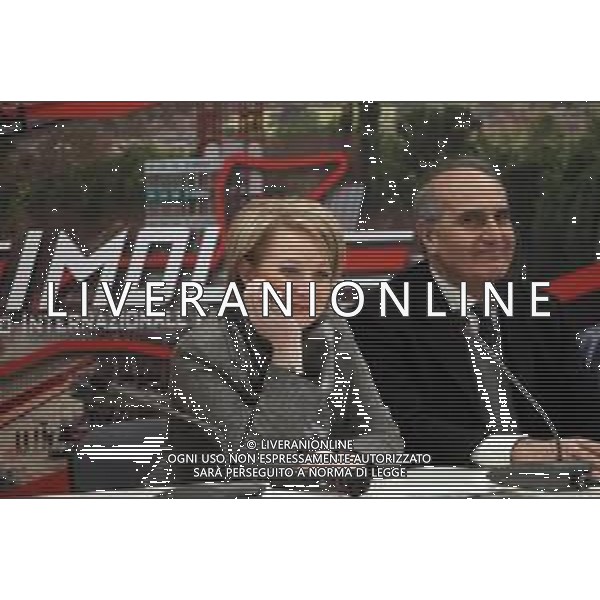 IMOLA 08 03 2018 AUTODROMO CONF STAMPA PARCO ACQUE MINERALI:IL CUORE VERDE DELL\'AUTODROMO NELLA FOTO DEANA ZACCHERINI E ROBERTO MARAZZO ©SANNA / AGENZIA ALDO LIVERANI SAS