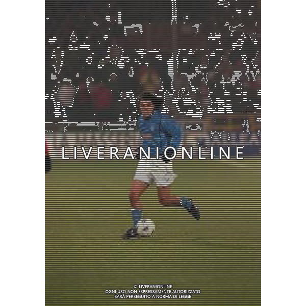 14-01-2000 GENOVA-CAMPIONATO DI CALCIO SERIE B GENOA-NAPOLI 0-1 NELLA FOTO SALVATORE MICELI AG ALDO LIVERANI SAS