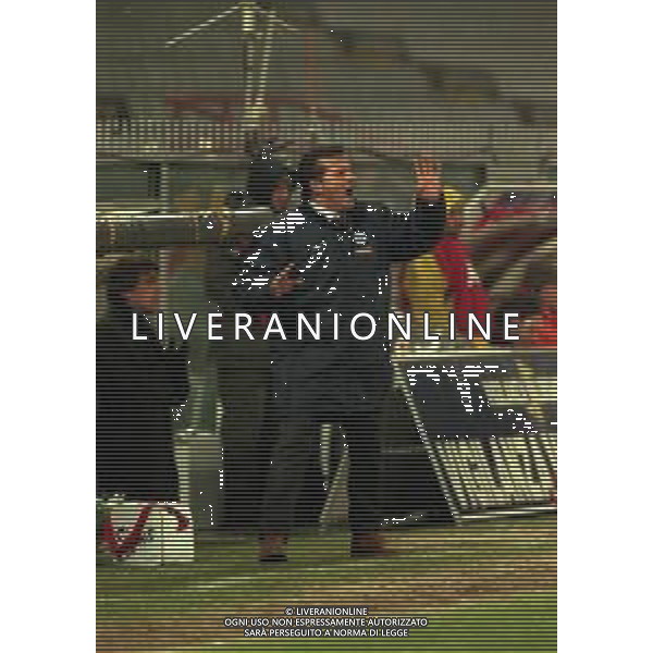 14-01-2000 GENOVA-CAMPIONATO DI CALCIO SERIE B GENOA-NAPOLI 0-1 NELLA FOTO WALTER NOVELLINO ALLENATORE NAPOLI CALCIO AG ALDO LIVERANI SAS
