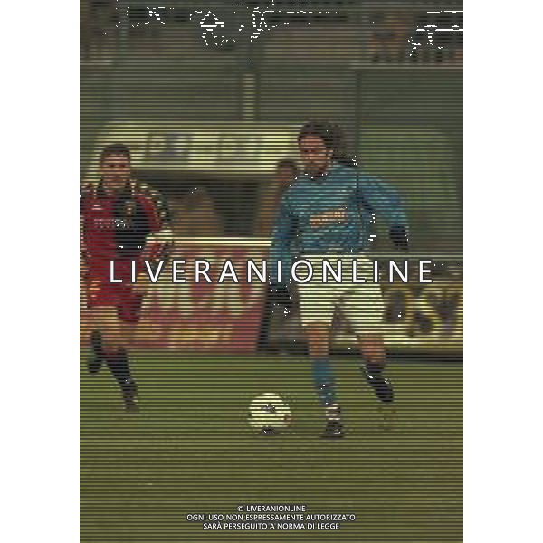 14-01-2000 GENOVA-CAMPIONATO DI CALCIO SERIE B GENOA-NAPOLI 0-1 NELLA FOTO STEFAN SCHWOCH AG ALDO LIVERANI SAS