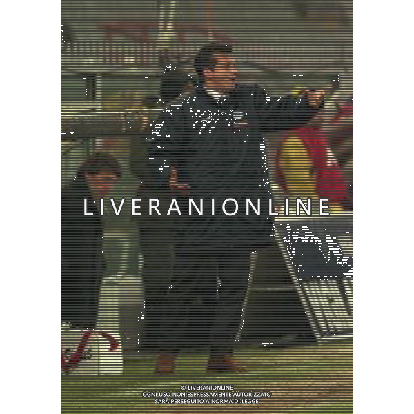 14-01-2000 GENOVA-CAMPIONATO DI CALCIO SERIE B GENOA-NAPOLI 0-1 NELLA FOTO WALTER NOVELLINO ALLENATORE NAPOLI CALCIO AG ALDO LIVERANI SAS