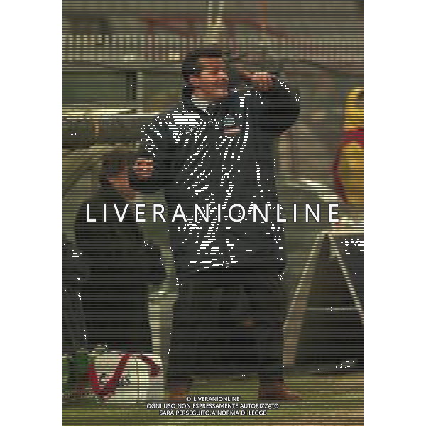 14-01-2000 GENOVA-CAMPIONATO DI CALCIO SERIE B GENOA-NAPOLI 0-1 NELLA FOTO WALTER NOVELLINO ALLENATORE NAPOLI CALCIO AG ALDO LIVERANI SAS