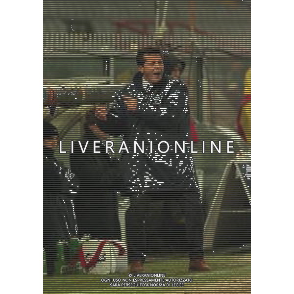 14-01-2000 GENOVA-CAMPIONATO DI CALCIO SERIE B GENOA-NAPOLI 0-1 NELLA FOTO WALTER NOVELLINO ALLENATORE NAPOLI CALCIO AG ALDO LIVERANI SAS
