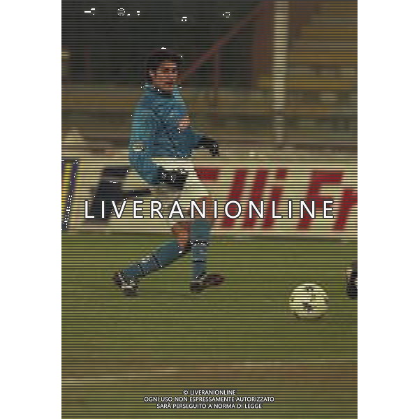 14-01-2000 GENOVA-CAMPIONATO DI CALCIO SERIE B GENOA-NAPOLI 0-1 NELLA FOTO GIORGIO LUCENTI AG ALDO LIVERANI SAS