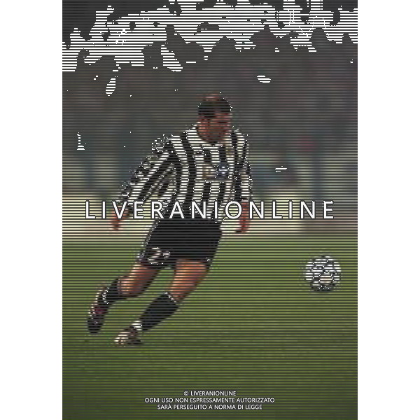 26-01-2000 ROMA-COPPA ITALIA QUARTI DI FINALE LAZIO JUVENTUS 2-1 NELLA FOTO ZINEDINE ZIDANE AG ALDO LIVERANI SAS