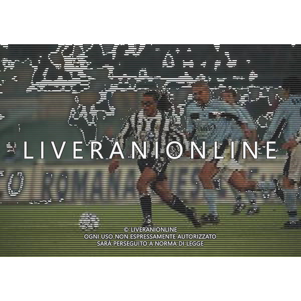 26-01-2000 ROMA-COPPA ITALIA QUARTI DI FINALE LAZIO JUVENTUS 2-1 NELLA FOTO EDGARD DAVIDS E JUAN SEBASTIAN VERON AG ALDO LIVERANI SAS