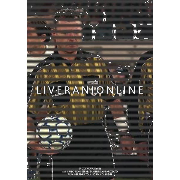 26-01-2000 ROMA-COPPA ITALIA QUARTI DI FINALE LAZIO JUVENTUS 2-1 NELLA FOTO ARBITRO STEFANO BRASCHI AG ALDO LIVERANI SAS