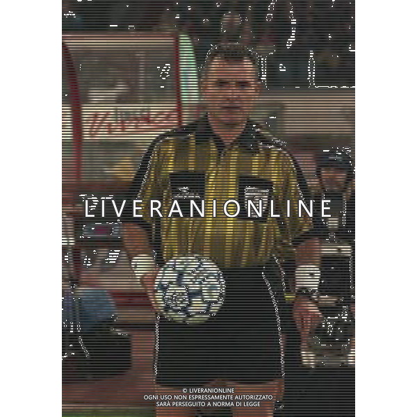 26-01-2000 ROMA-COPPA ITALIA QUARTI DI FINALE LAZIO JUVENTUS 2-1 NELLA FOTO ARBITRO STEFANO BRASCHI AG ALDO LIVERANI SAS