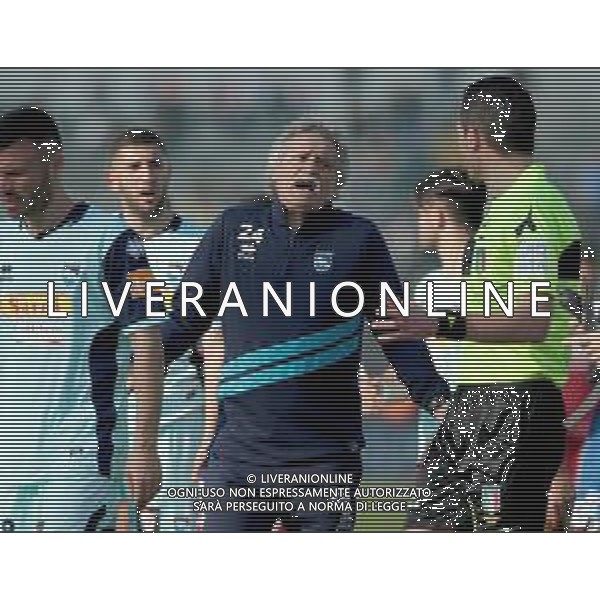 Campionato di Calcio Serie B BKT 2018/2019 28a Giornata Cittadella (PD) - 09.03.2019 Cittadella-Pescara Nella Foto: giuseppe pillon protesta con l’arbitro Ivano Pezzuto /Ph.Vitez-Ag. Aldo Liverani