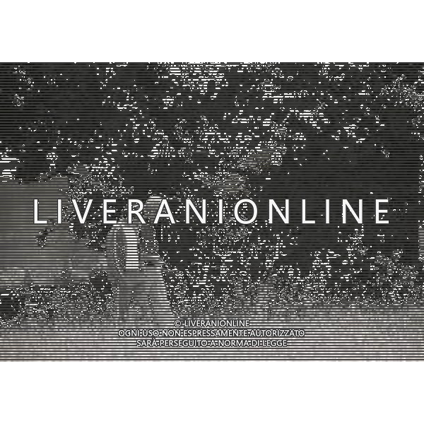 1974 RADUNO ITALIA AI CAMPIONATI DEL MONDO DI CALCIO 74 NELLA FOTO KARL HEINZ SCHNELLINGER E GIANNI RIVERA AG ALDO LIVERANI SAS