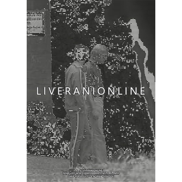 1974 RADUNO ITALIA AI CAMPIONATI DEL MONDO DI CALCIO 74 NELLA FOTO KARL HEINZ SCHNELLINGER E GIANNI RIVERA AG ALDO LIVERANI SAS