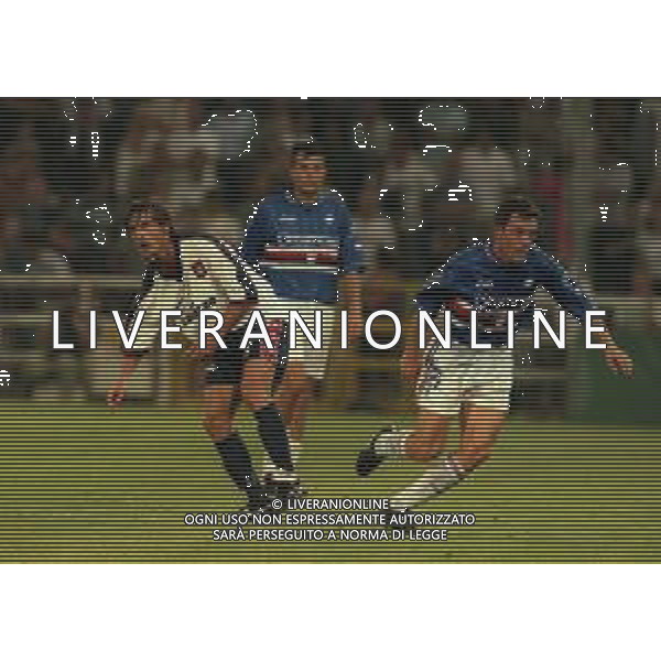 17-08-2000 GENOVA- COPPA ITALIA SAMPDORIA CROTONE NELLA FOTO ANDREA DE FLORIO-CLETO POLONIA AG ALDO LIVERANI SAS
