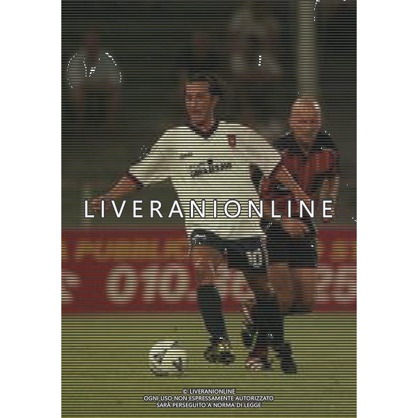 17-08-2000 GENOVA- COPPA ITALIA SAMPDORIA CROTONE NELLA FOTO LO GATTO PIERO AG ALDO LIVERANI SAS