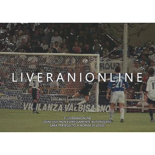 17-08-2000 GENOVA- COPPA ITALIA SAMPDORIA CROTONE NELLA FOTO GOAL SAMPDORIA AG ALDO LIVERANI SAS