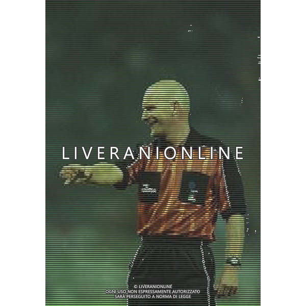 17-08-2000 GENOVA- COPPA ITALIA SAMPDORIA CROTONE NELLA FOTO ARBITRO DANILO NUCINI AG ALDO LIVERANI SAS