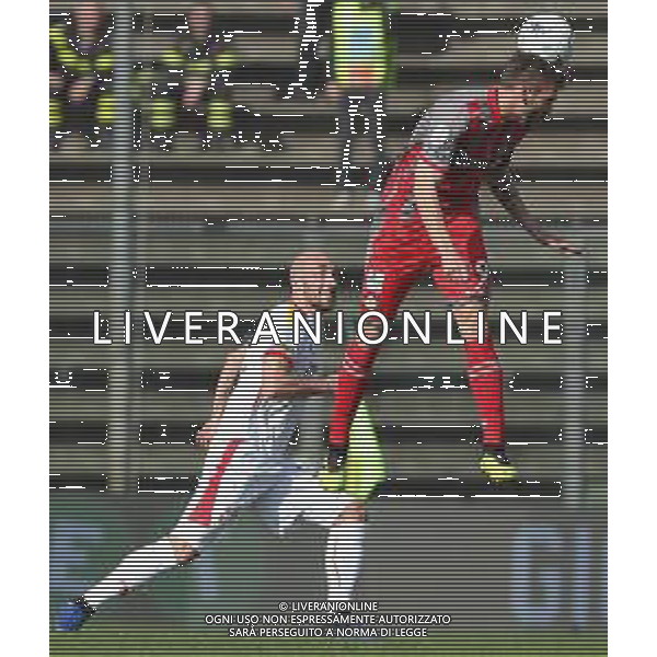Campionato di Calcio Serie B BKT 2018/2019 28a Giornata Cremona - 10.03.2019 Cremonese-Benevento Nella Foto: Luca Strizzolo e Luca Caldirola /Ph.Vitez-Ag. Aldo Liverani