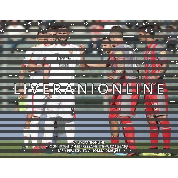 Campionato di Calcio Serie B BKT 2018/2019 28a Giornata Cremona - 10.03.2019 Cremonese-Benevento Nella Foto: Massimo Coda, Lorenzo Crisetig, Gianluca Di Chiara, Emanuele Terranova, Mariano Arini, Antonio Aldo Caracciolo /Ph.Vitez-Ag. Aldo Liverani