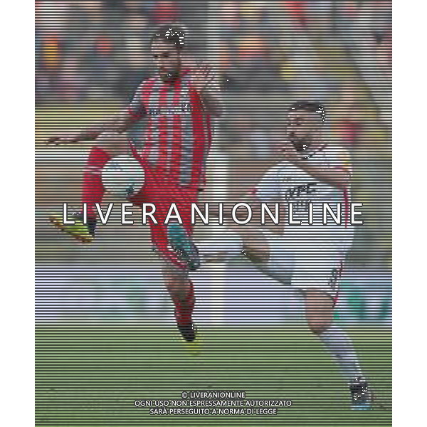 Campionato di Calcio Serie B BKT 2018/2019 28a Giornata Cremona - 10.03.2019 Cremonese-Benevento Nella Foto: Antonio Aldo Caracciolo e Massimo Coda /Ph.Vitez-Ag. Aldo Liverani