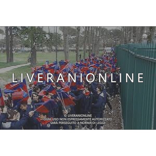 IMOLA 10 03 2019 PRIMA DELLA PARTITA IMOLESE CALCIO-RENATE SFILATA DEL SETTORE GIOVANILE DELL\'IMOLESE CALCIO NELLA FOTO SFILATA SETTORE GIOVANILE DELL\'IMOLESE CALCIO foto gianni sanna-ag aldo liverani sas