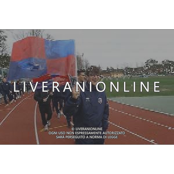IMOLA 10 03 2019 PRIMA DELLA PARTITA IMOLESE CALCIO-RENATE SFILATA DEL SETTORE GIOVANILE DELL\'IMOLESE CALCIO NELLA FOTO SFILATA SETTORE GIOVANILE DELL\'IMOLESE CALCIO foto gianni sanna-ag aldo liverani sas