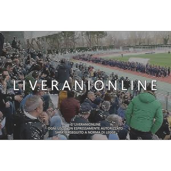 IMOLA 10 03 2019 PRIMA DELLA PARTITA IMOLESE CALCIO-RENATE SFILATA DEL SETTORE GIOVANILE DELL\'IMOLESE CALCIO NELLA FOTO SFILATA SETTORE GIOVANILE DELL\'IMOLESE CALCIO foto gianni sanna-ag aldo liverani sas